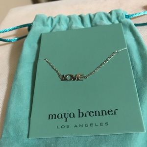 Maya Brenner Love necklace